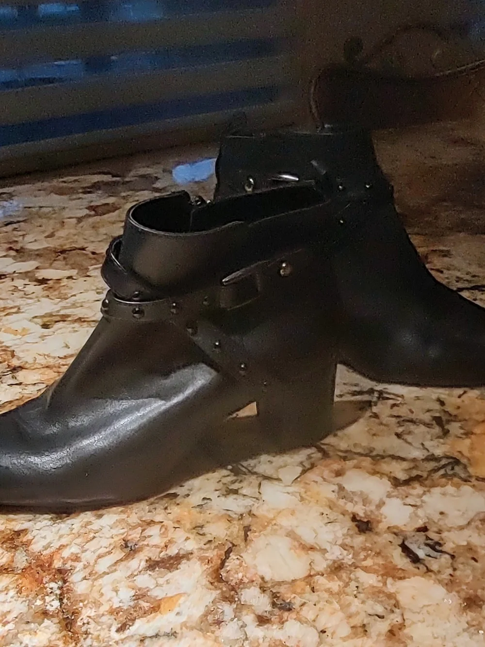 Alex Marie Black Studded Ankle Booties
